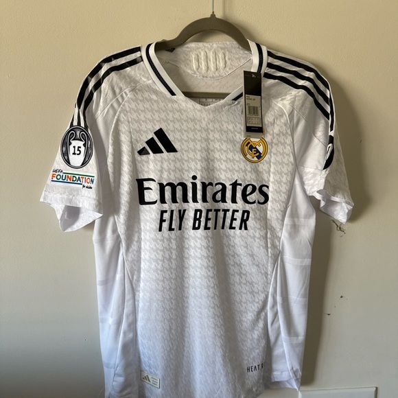 Adidas White and Black Men's Jersey - Picture 1 of 6
